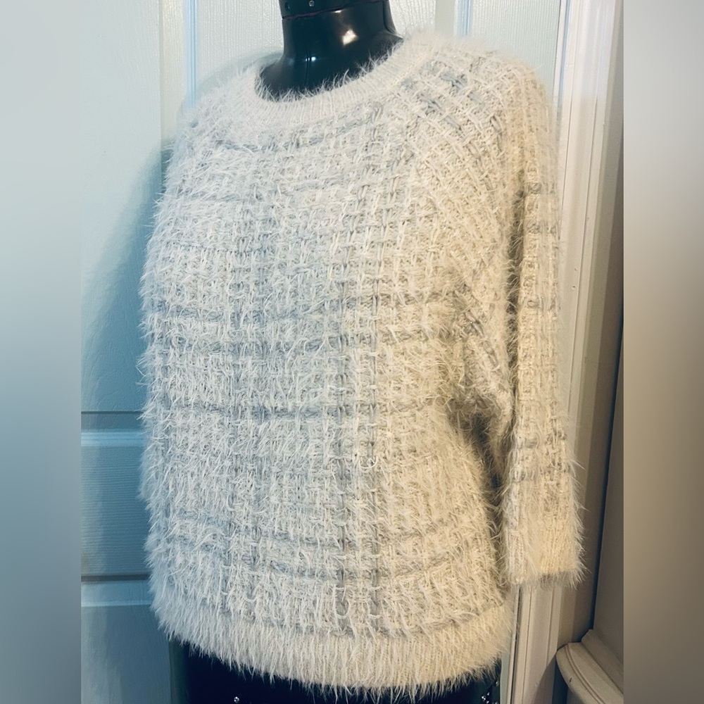 Sunday in Brooklyn Textured Cream Sweater